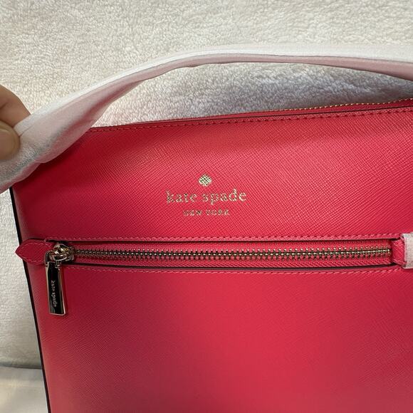 Kate Spade Sadie North South Women's Crossbody Purse Bikini Pink - Picture 7 of 8